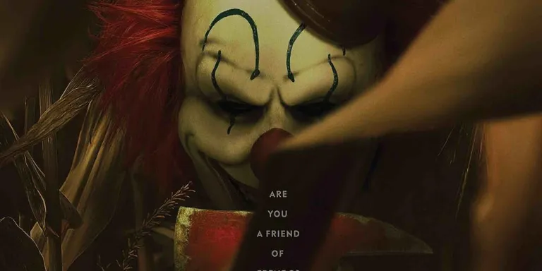 clown in a cornfield